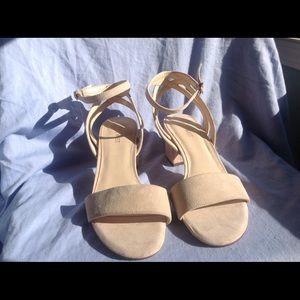 Nine West Tan Stappy Heeled Shoes ONLY TRIED ON